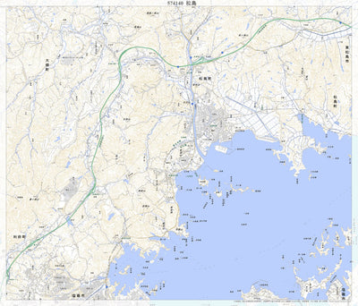 574140 松島 （まつしま Matsushima）, 地形図