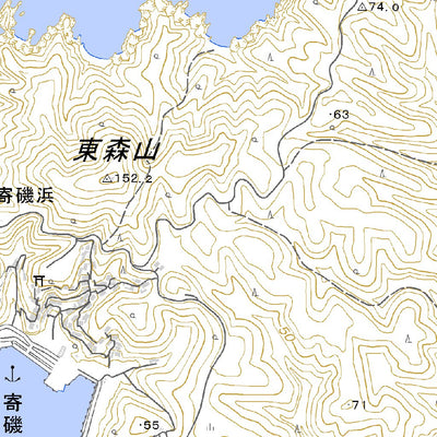 574144 寄磯 （よりいそ Yoriiso）, 地形図
