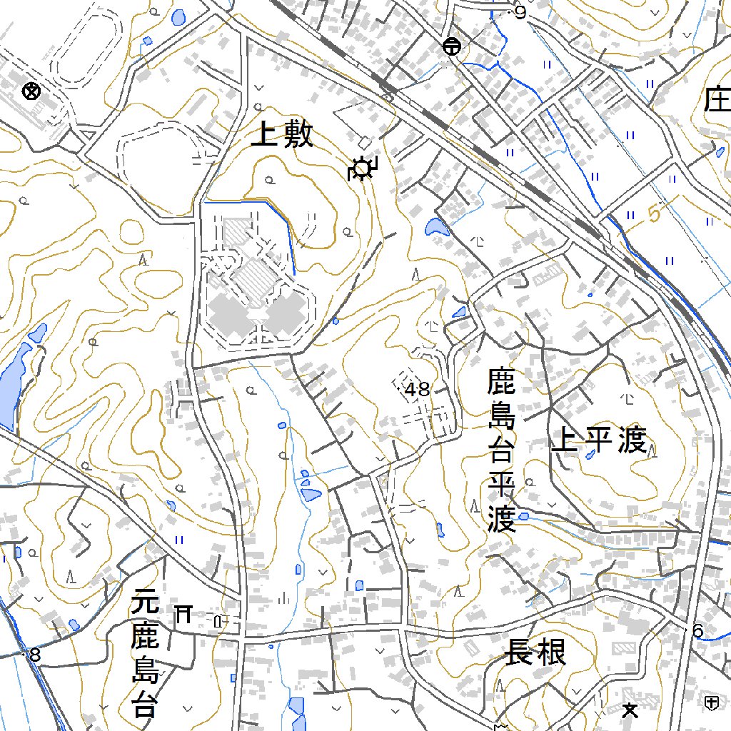 574150 鹿島台 （かしまだい Kashimadai）, 地形図 Map by Pacific Spatial Solutions ...