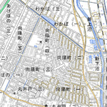 574152 石巻 （いしのまき Ishinomaki）, 地形図