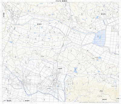 574170 高清水 （たかしみず Takashimizu）, 地形図