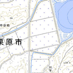 584100 築館 （つきだて Tsukidate）, 地形図