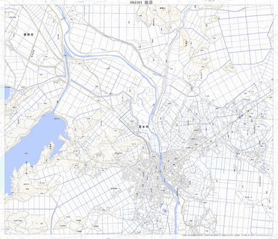 584101 佐沼 （さぬま Sanuma）, 地形図