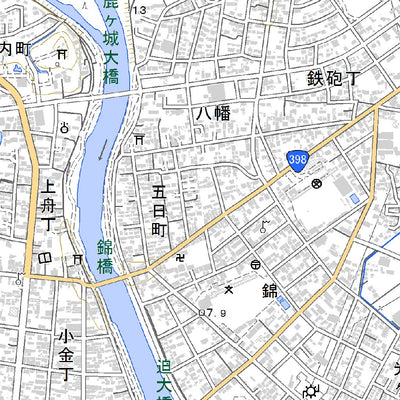 584101 佐沼 （さぬま Sanuma）, 地形図