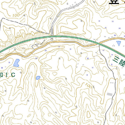 584102 米谷 （まいや Maiya）, 地形図