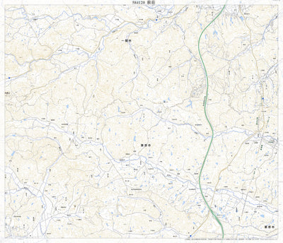 584120 萩荘 （はぎしょう Hagisho）, 地形図