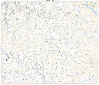 584121 有壁 （ありかべ Arikabe）, 地形図