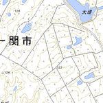 584121 有壁 （ありかべ Arikabe）, 地形図