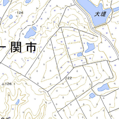 584121 有壁 （ありかべ Arikabe）, 地形図