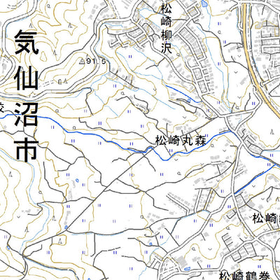 584124 気仙沼 （けせんぬま Kesennuma）, 地形図