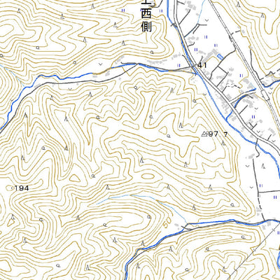 584134 鹿折 （ししおり Shishiori）, 地形図