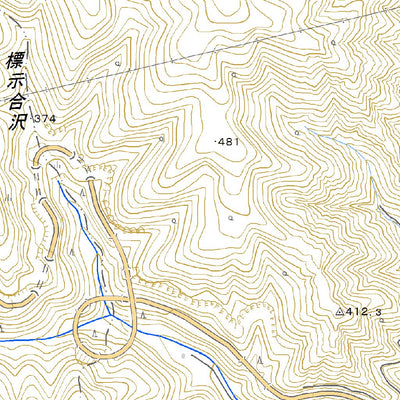 584143 陸中大原 （りくちゅうおおはら Rikuchuohara）, 地形図