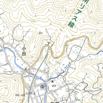 584156 越喜来 （おきらい Okirai）, 地形図