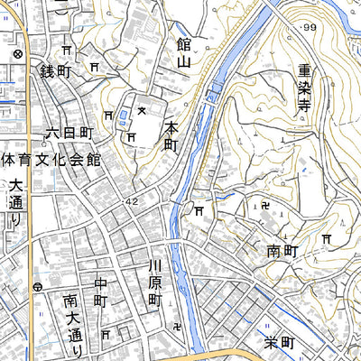 584161 陸中江刺 （りくちゅうえさし Rikuchuesashi）, 地形図