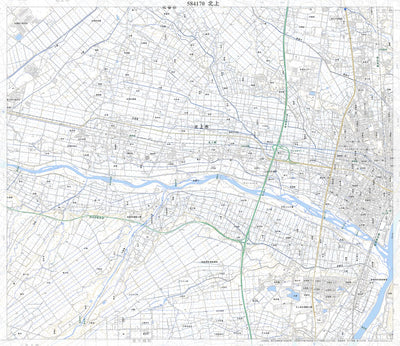 584170 北上 （きたかみ Kitakami）, 地形図
