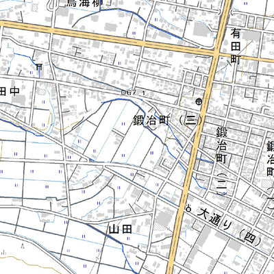 584170 北上 （きたかみ Kitakami）, 地形図