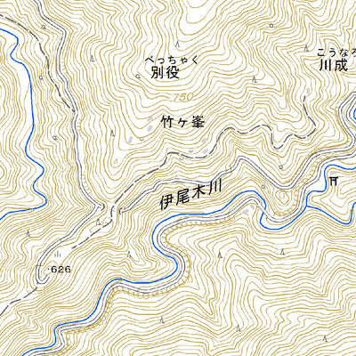 503440 赤城尾山 （あかぎゆうやま Akagiyuyama）, 地形図