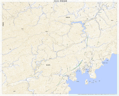 503454 阿波由岐 （あわゆき Awayuki）, 地形図