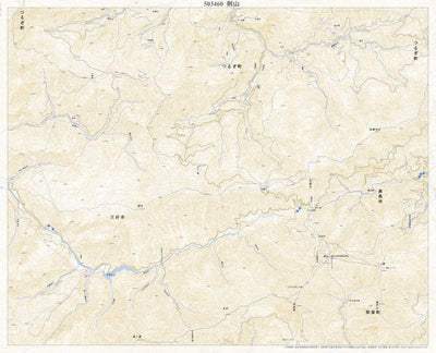 503460 剣山 （つるぎさん Tsurugisan）, 地形図