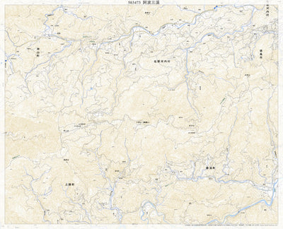 503473 阿波三溪 （あわみたに Awamitani）, 地形図