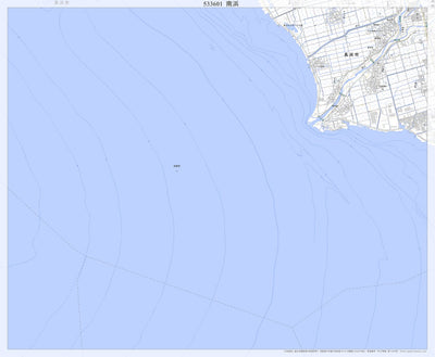 533601 南浜 （みなみはま Minamihama）, 地形図