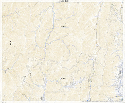 533620 駄口 （だぐち Daguchi）, 地形図