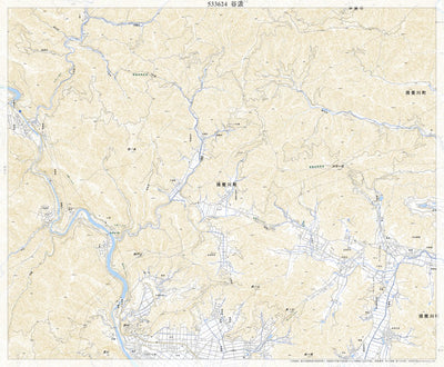 533624 谷汲 （たにぐみ Tanigumi）, 地形図