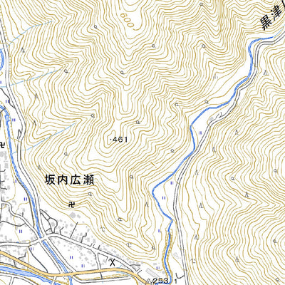 533633 美濃広瀬 （みのひろせ Minohirose）, 地形図