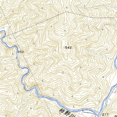 533636 下洞戸 （しもほらど Shimohorado）, 地形図