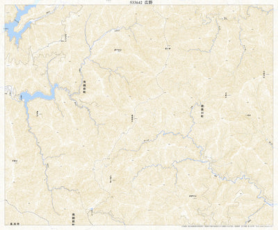 533642 広野 （ひろの Hirono）, 地形図