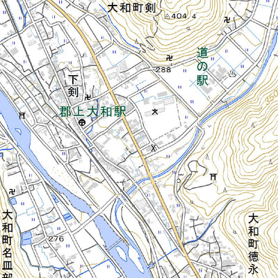 533657 徳永 （とくなが Tokunaga）, 地形図