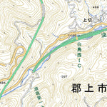 533666 白鳥 （しろとり Shirotori）, 地形図