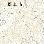 533667 那留 （なる Naru）, 地形図
