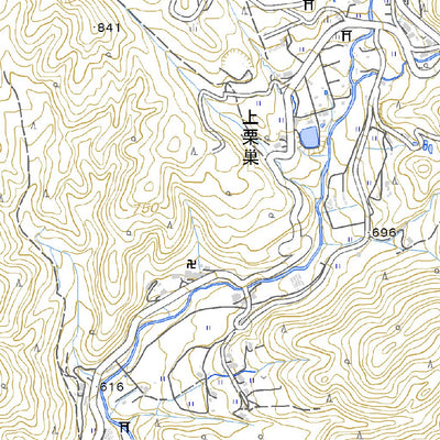 533667 那留 （なる Naru）, 地形図