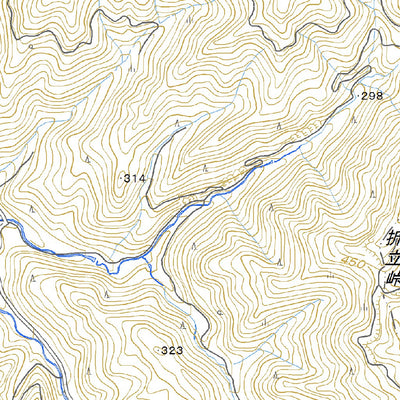 533672 河和田 （かわだ Kawada）, 地形図
