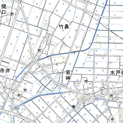553700 高岡 （たかおか Takaoka）, 地形図