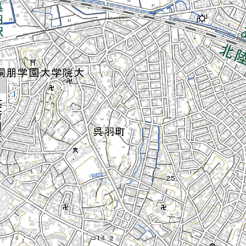 553701 富山 （とやま Toyama）, 地形図 Map by Pacific Spatial