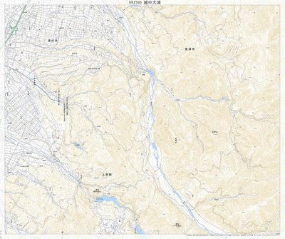 553703 越中大浦 （えっちゅうおおうら Etchuoura）, 地形図