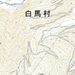 553706 白馬町 （はくばちょう Hakubacho）, 地形図