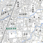 553713 魚津 （うおづ Uozu）, 地形図