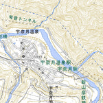 553714 宇奈月 （うなづき Unazuki）, 地形図
