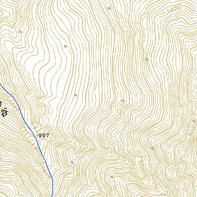 553715 黒薙温泉 （くろなぎおんせん Kuronagionsen）, 地形図