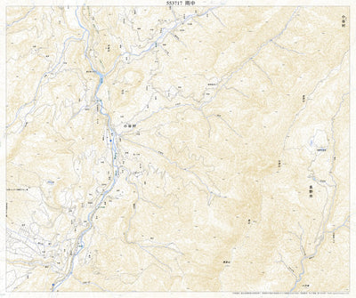 553717 雨中 （うちゅう Uchu）, 地形図