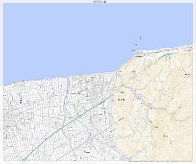 553734 泊 （とまり Tomari）, 地形図