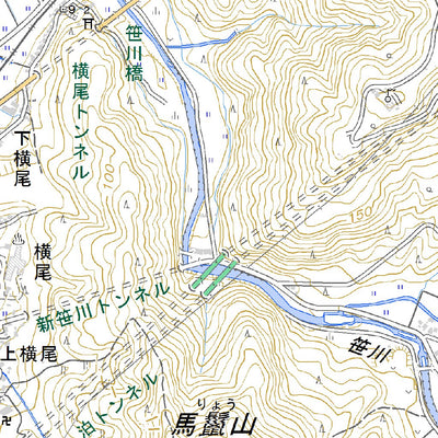 553734 泊 （とまり Tomari）, 地形図