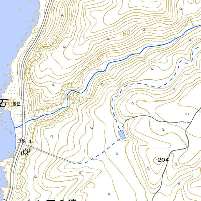 633913 赤石 （あかいし Akaishi）, 地形図