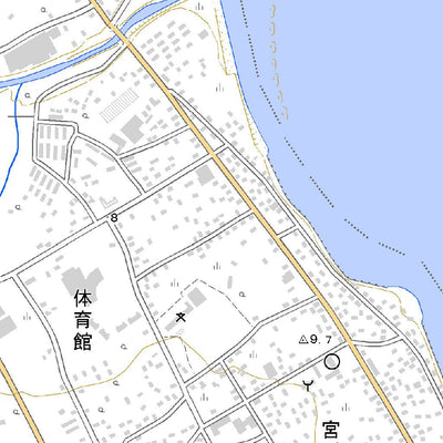 634006 鹿部 （しかべ Shikabe）, 地形図