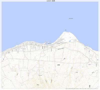 634015 砂原 （さわら Sawara）, 地形図