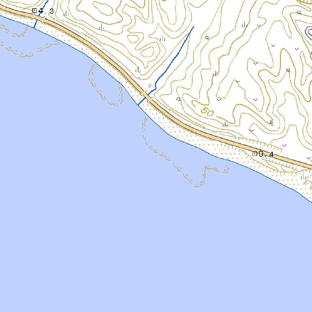 地図さま専用 513241 津田 （つた Tsuta）, 地形図 Map by Pacific Spatial