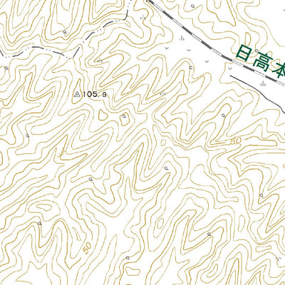 634225 荻伏 （おぎふし Ogifushi）, 地形図
